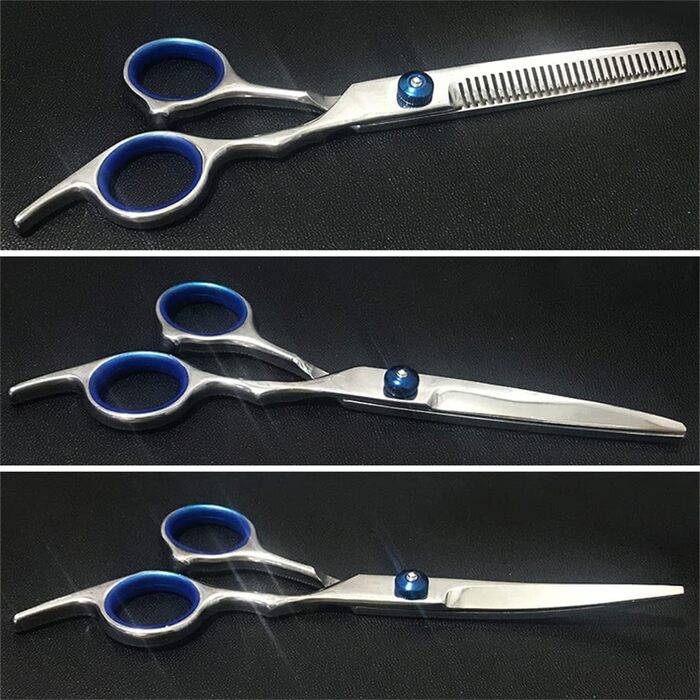 Набір професійних ножиць для грумінгу домашніх тварин, нержавіюча сталь, для собак та котів