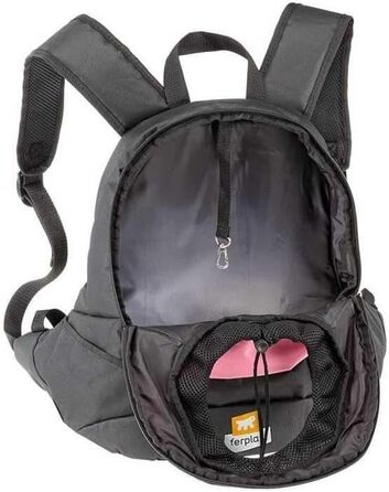 Переноска для собак та котів Ferplast KANGOO, сіра, 41.5 x 20 x 43 см, до 8 кг