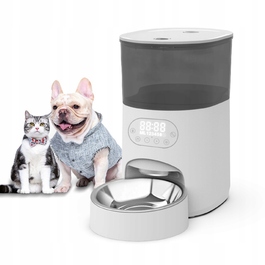 Автоматичний годувальник для тварин, пластиковий дозатор корму, 6 мл