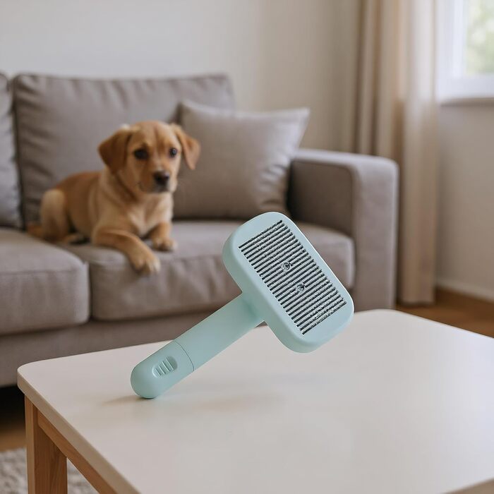 Щітка для вичісування котів та собак, антистатична, для видалення відмерлого підшерстка, масажна, для довгої та короткої шерсті