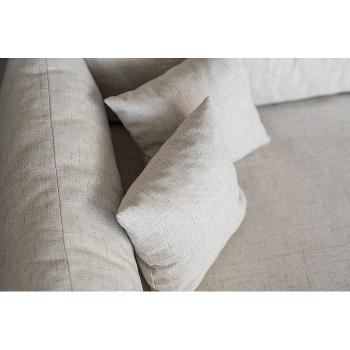 Ортопедичне ліжко для собак Bruno Grosse, середнього та малого розміру - подушка для собак, килимок для собак з тканини Aura - піна з пам'яті, м'яка, довговічна, стійка до зношування та розривів (L, кремовий) L, кремовий