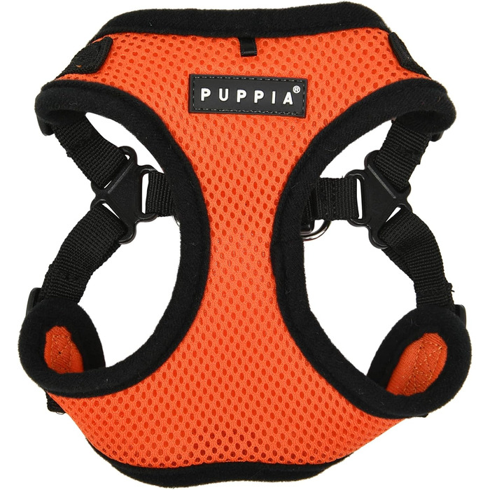 Шлейка для собак Puppia PARA-HC1533 SOFT, помаранчевого кольору, розмір Small