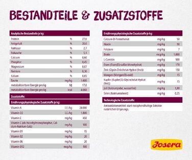Сухий корм для літніх котів JOSERA Senior, без пшениці, 10 кг