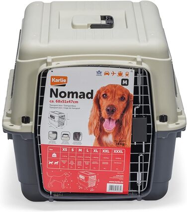 Авіаційний контейнер Karlie Nomad L для тварин, 68x51x47 см, до 18 кг