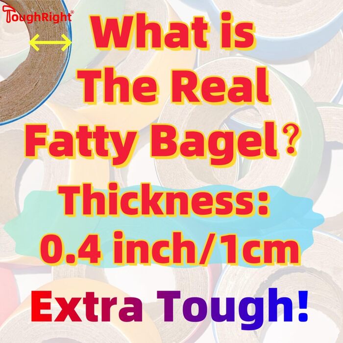ToughRight Fatty Chew Bagels для папуг – міцна, яскрава іграшка з картону для пошуку корму, жування та гри – підходить для корел, какаду, ара, жако та схожих папуг