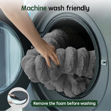 Кругле ортопедичне ліжко для собак та котів BALANCE, сірого кольору, 60х60 см, для маленьких тварин, з неслизьким дном