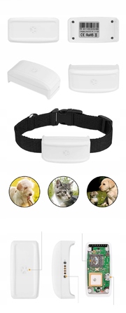 GPS-нашийник локатор TK911 для собак та котів з підтримкою SOS та мобільного додатка