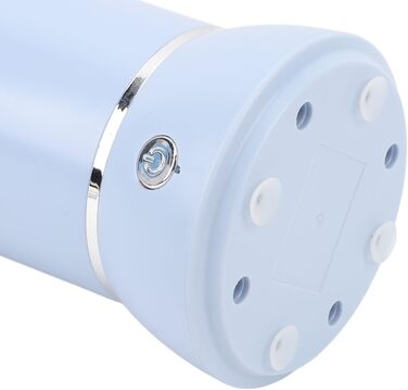 Автоматичний мийник лап для собак Asixxsix, перезаряджуваний, портативний, з м'якою силіконовою щіткою, електричний, для дому та подорожей, блакитний