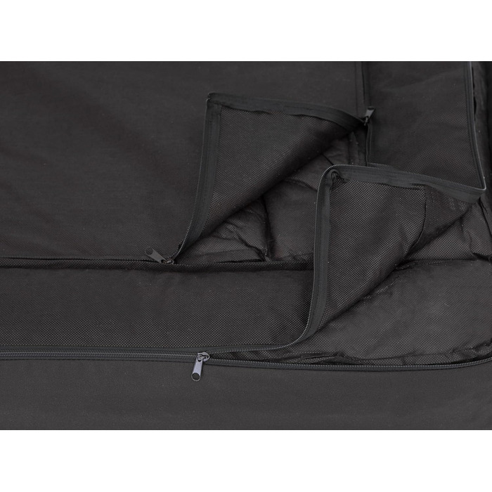 Килимок для собак, лежанка для собак, XL, 80x55 см, чорний з сірою матрацом