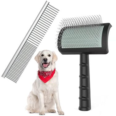 Професійна щітка для собак та домашніх тварин Zupfbürste: видаляє ковтуни та матову шерсть. Підходить для Cockapoos, Labradoodles, Cavapoos