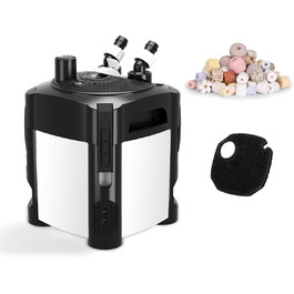 Зовнішній фільтр для акваріума AQQA, 1200 л/год, 3-ступенева фільтрація, 18W, до 250 л