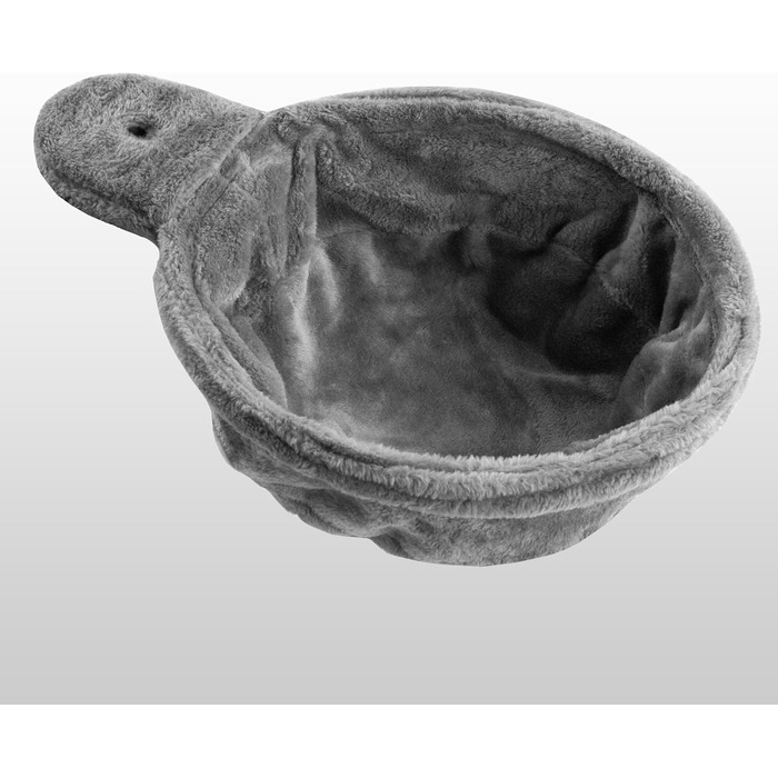 Лежанка для кота HappyPet XL на когтедрапці, Ø 40 см, сталевий каркас, плюш 440 г, до 15 кг, сіра