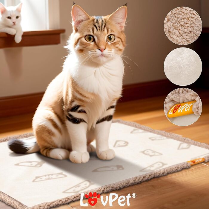 Водонепроникний плед для собак, флісова ковдра для тварин, ковдра для котів + 3 іграшки для жування, для середніх та великих собак, котів, 152 x 127 см, XL, ручне прання, двосторонній чохол для дивану, захисний, Бежевий XL (152 x 127 см)