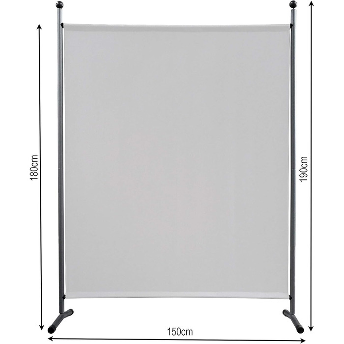 Ширма QUICK STAR з тканини для дому та саду, 150 x 190 см