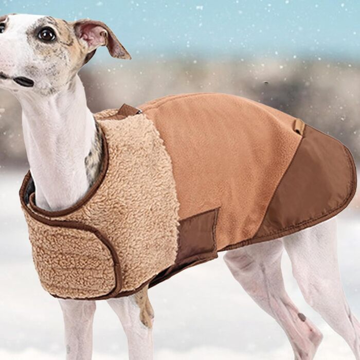 Зимова куртка для собак - тепла, регульована, для малих, середніх та великих собак, цуценят. Підходить для прогулянок у приміщенні та на вулиці (L)