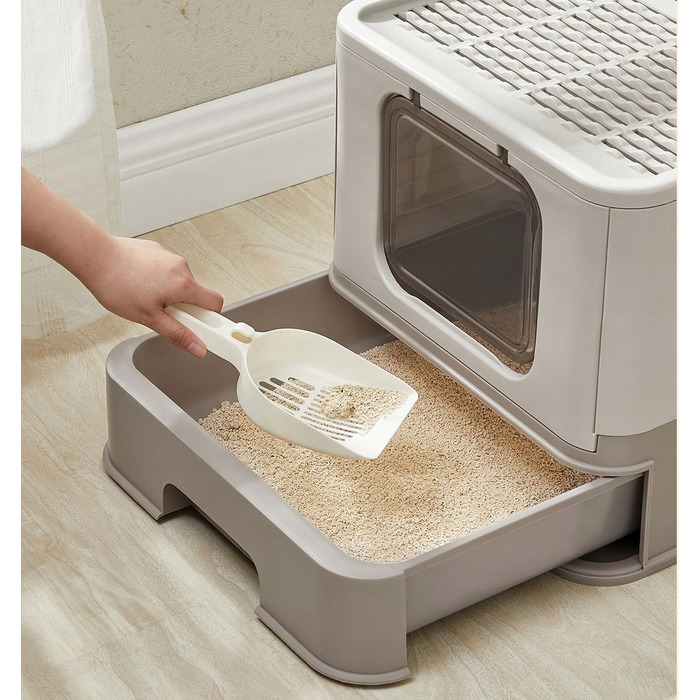 Закритий лоток-туалет для котів Feandrea від Songimcs, 54,3 см x 42,5 см x 37,8 см