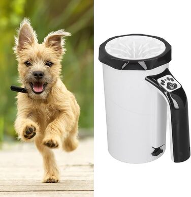 Автоматичний мийка лап для собак, портативна, розділена, ручна, перезаряджувана. Підходить для середніх та великих собак