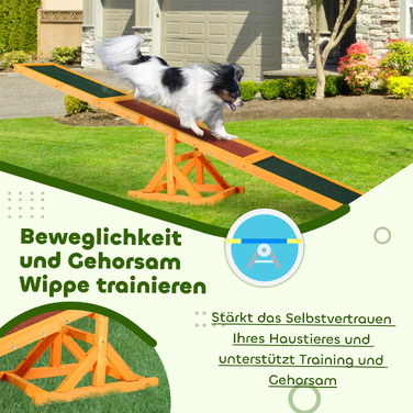 Балансир для собак (Agility), протиковзкий, до 50 кг, 180 x 30 x 30 см