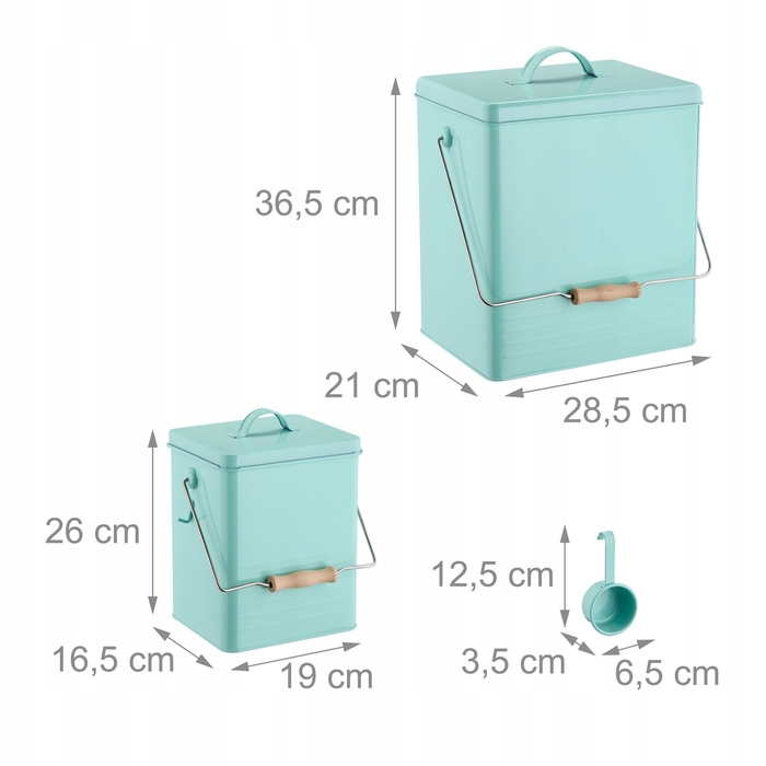 Контейнер для корму Relaxdays, 2 кг