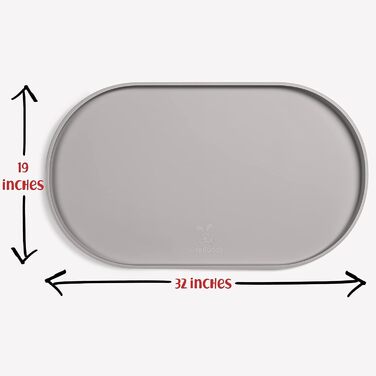 Килимок для годування собак DogBuddy, силіконовий, неслизький, водовідштовхувальний, розміри: S (48.9x28.9 см), M (61x35.5 см), XL (81.3x48.3 см)