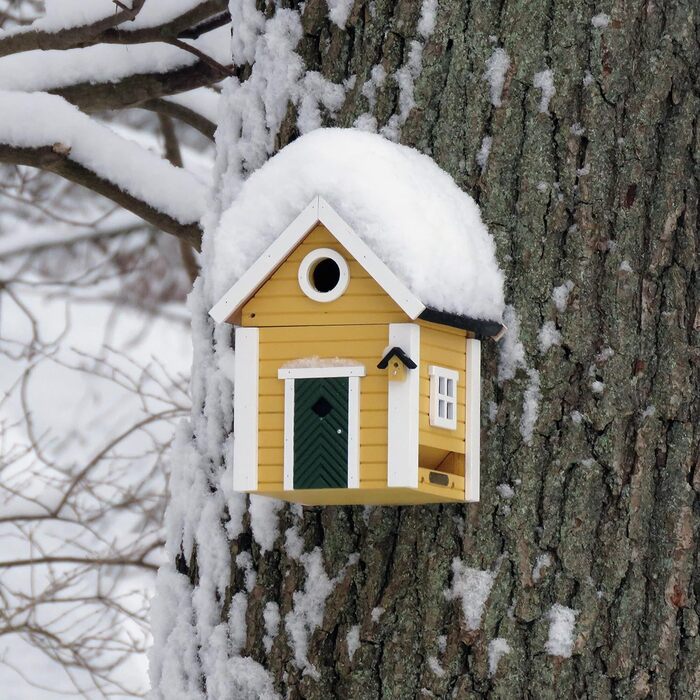 Дерев'яний будиночок для птахів Wildlife Garden WG104 Multiholk Villa – годівниця та шпаківня 2-в-1