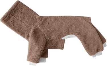 Піжама для собак з високим коміром: теплий флісовий комбінезон для Віппетів та Афганських Віндхундів, затишна піжама для домашніх тварин (A,M)