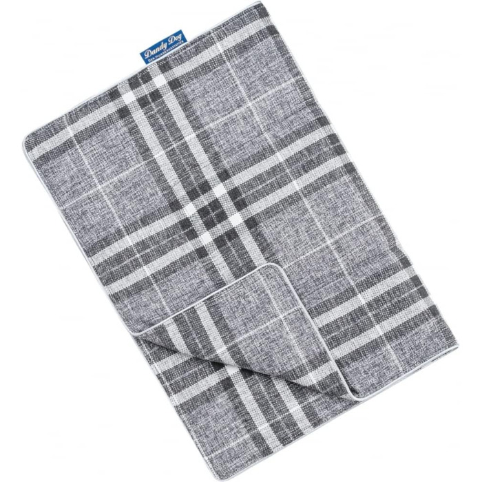 Плед для собак Highlands: м'який, міцний, преміум-якість, Made in Germany, розмір L (сірий, середній)