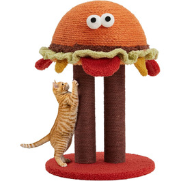 Котячий будиночок-кратцбаум Erinnyees, 47 см: милий, функціональний, з сизалевого мотузка для котів