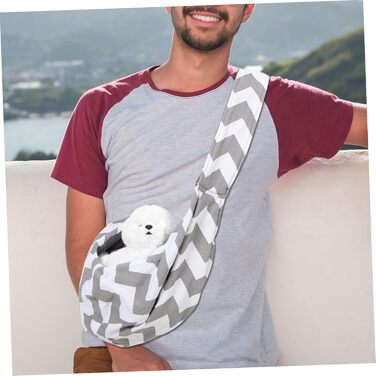 Сумочка для собак BESPORTBLE - переноска для маленьких собак та цуценят, дихаюча, легка, з регульованим плечовим ременем для подорожей та прогулянок