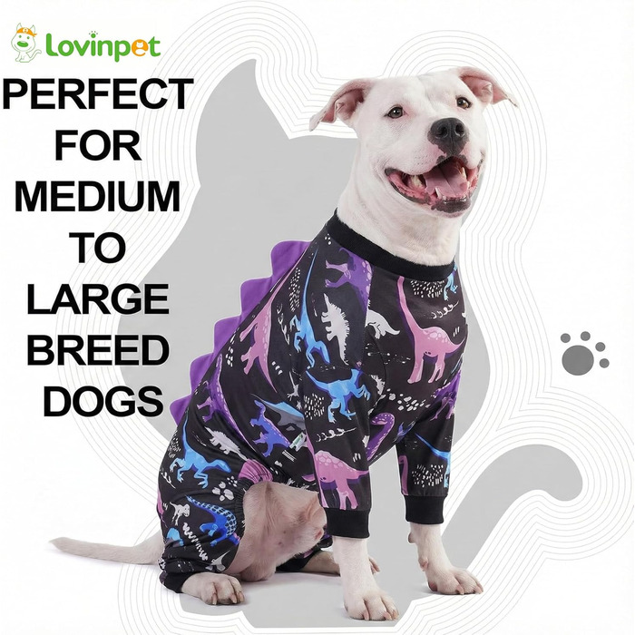 Комбінезон для собак великих порід LovinPet: дихаючий, з UV-захистом, антибактеріальний, для відновлення після операцій, зелено-оранжевий, XXX-Large