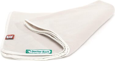 Doctor Bark м'яка флісова ковдра для собак, гіпоалергенна, пральна при 95°C, для дивану та лежака, бежевий, 120x90 см, Німеччина