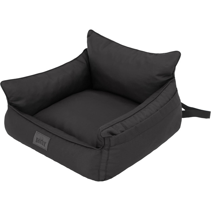 Автомобільний лежак для собак, переноска, корзина, лежанка для котів, для маленьких собак (57x55x30 см), чорний колір