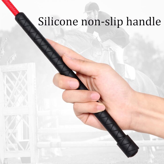 Навчальний бамбуковий жезл для собак та коней, 1,5 м та 1,8 м, роздільний (червоний)