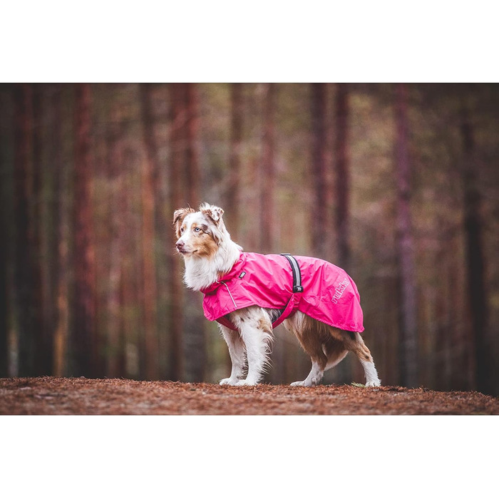Дощовик для собак Rukka Pets HASE, малиновий, 40 см