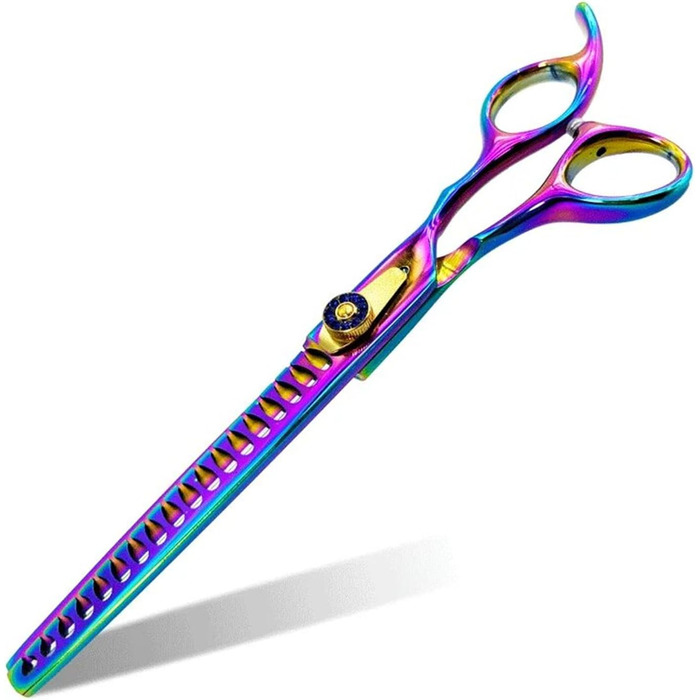 Професійна витончена ножиці для грумінгу собак 7.0 дюймів, з нержавіючої сталі, для тонкого вирівнювання (30%)