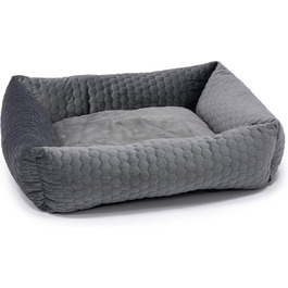 Ліжко для собак Karlie Liegebett Velvet L, 65x60x20 см, темно-сірий