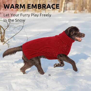 Теплий і м'який пуховик для собак великих порід Queenmore | Turtleneck | Коргі, Бігль, Французький бульдог, Шнауцер, Такса