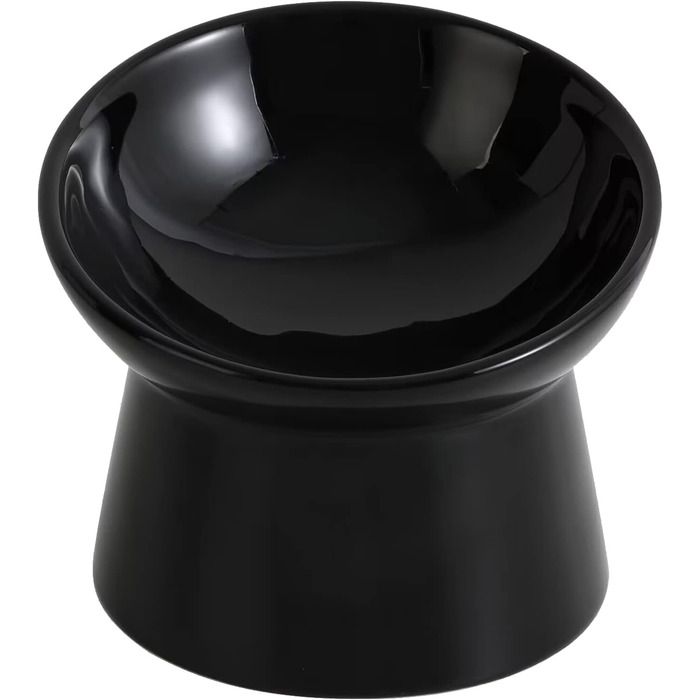 Котло propositions: Keramічний годівниця для котів з підняттям - запобігання блювоті, 15° нахил, 280 мл, білий