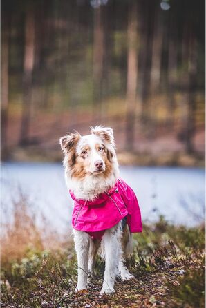 Дощовик для собак Rukka Pets HASE, малиновий, 40 см