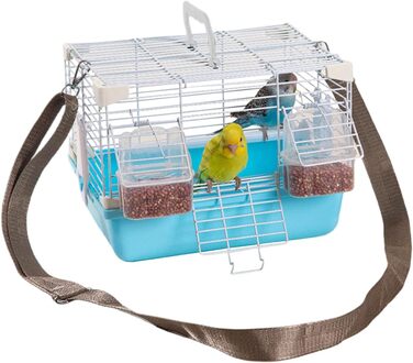 Транспортний бокс для тварин Ceprznvey: переноска-переноска для маленьких тварин, блакитна