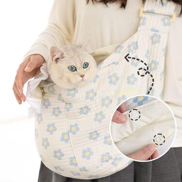 Транспортна сумка для котів та собак з кишенею | Дихаюча легка сумка-переноска для тварин для подорожей та прогулянок