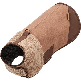 Зимовий теплий куртка для собак - тепла машина, регульоване вбрання для домашніх тварин, куртка для собак у холодну погоду для маленьких та середніх цуценят для використання в приміщенні та на вулиці для прогулянок (M)