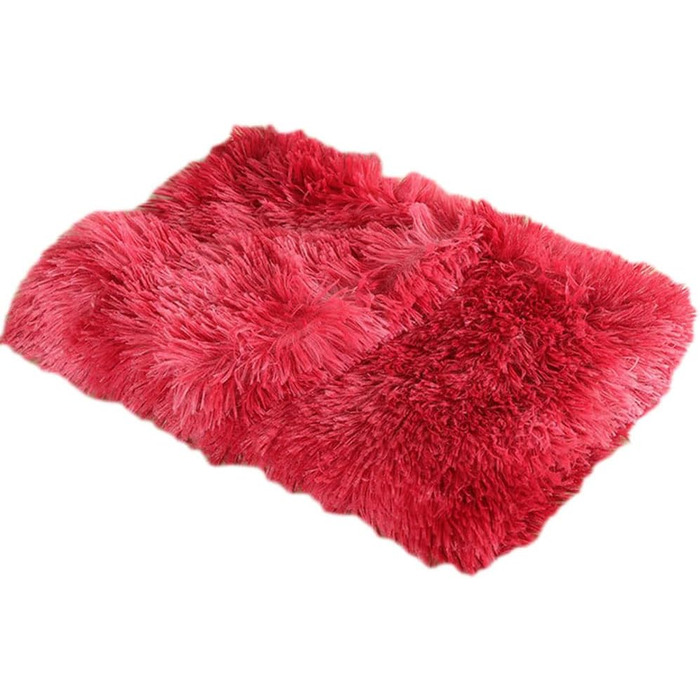 М'яка флісова ковдра для собак та котів, 78x54 см, червона