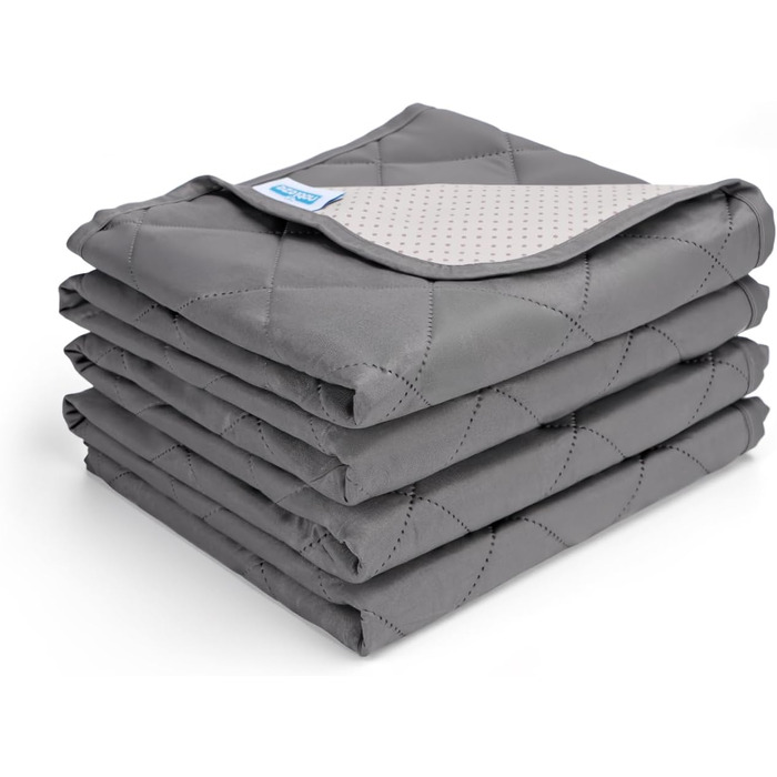 Водонепроникний коврик для собак Nobleza 208x157 см, захист дивану, неслизький, легко миється. Миючий коврик для собак, коврик для собак у дорогу, сірий