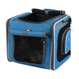 Велосипедний кошик для тварин – переноска для собак | рюкзак для домашніх улюбленців з сітчастими вікнами та регульованими ременями безпеки | легкий у використанні та транспортуванні