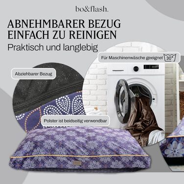 Килимок для собак Madison Matthias M – зручний та стійкий лежак для собак преміум-якості з знімним чохлом