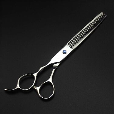 Набір професійних ножиць для грумінгу домашніх тварин, 7.0, 6 шт., прямі, тонкі та вигнуті ножиці, довговічний 9CR нержавіючий сталь для догляду за собаками