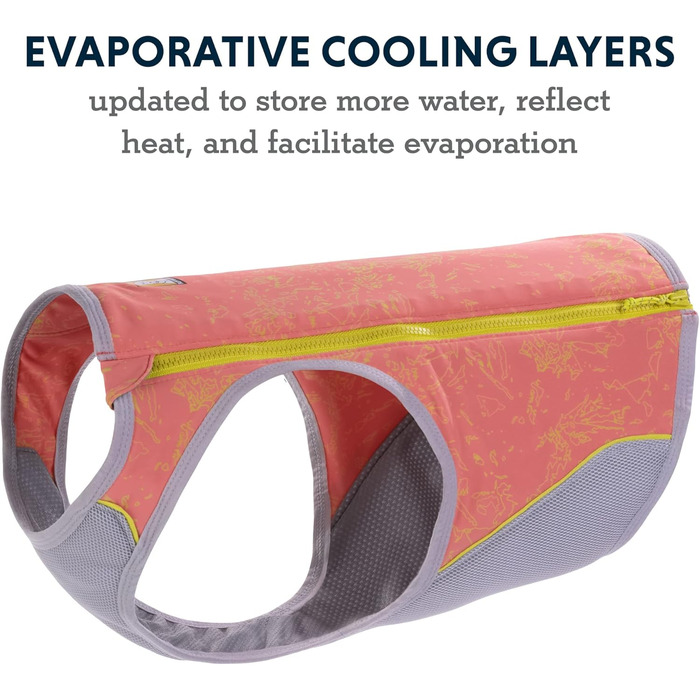 Охолоджувальний жилет Ruffwear Swamp Cooler Zip для собак, рожевий, XXS