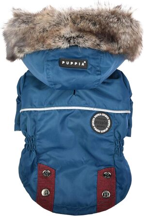 Пупа - теплий зимовий одяг для собак (M) - куртка для собак, аквамарин