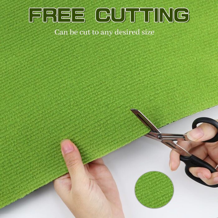 Килимок для дряпання котів, килимок для стіни, 200x40 см, зелений